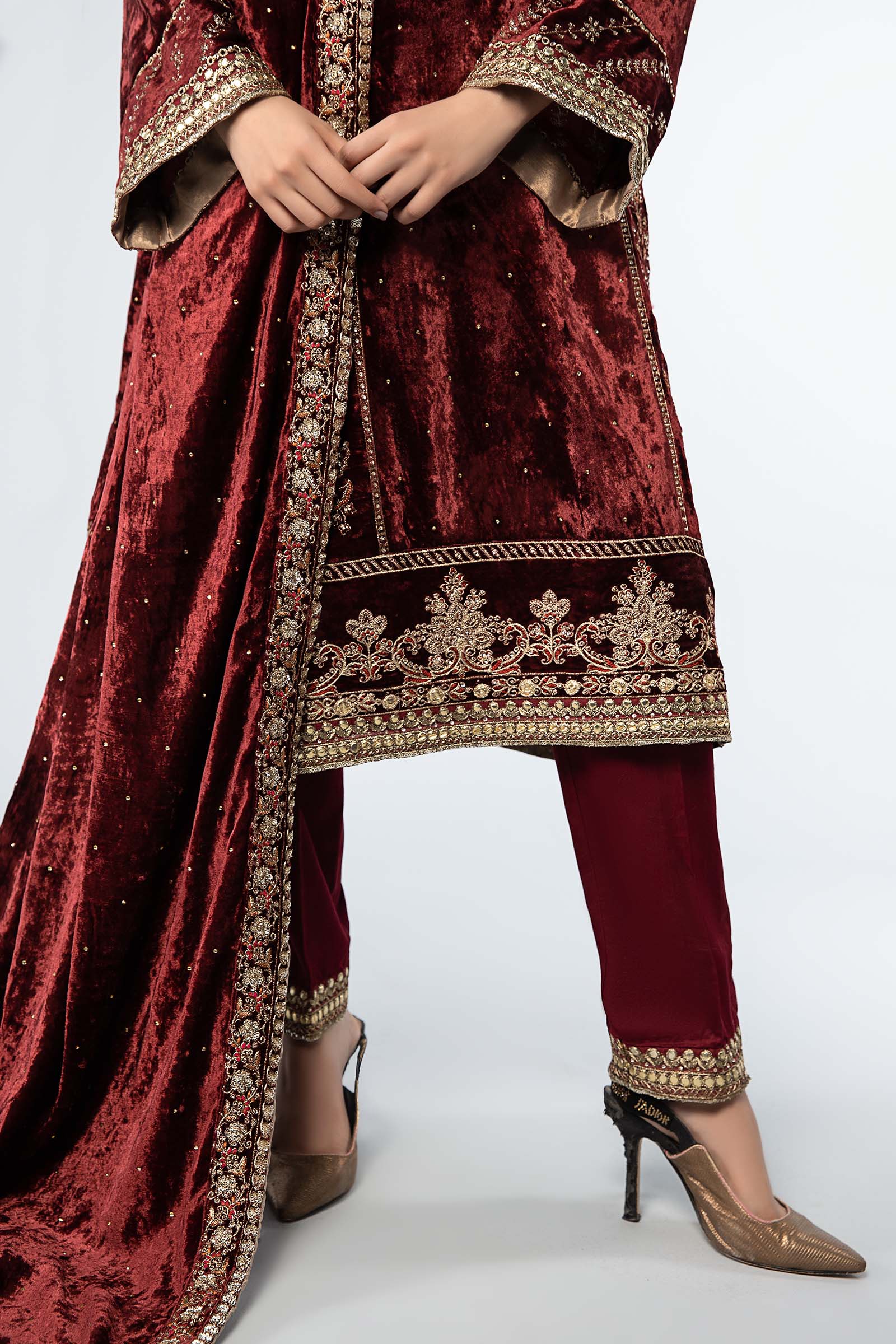 Maira B | Ready to Wear | SF-W24-14 -  Maria B Luxury Formals -  House of Maryam