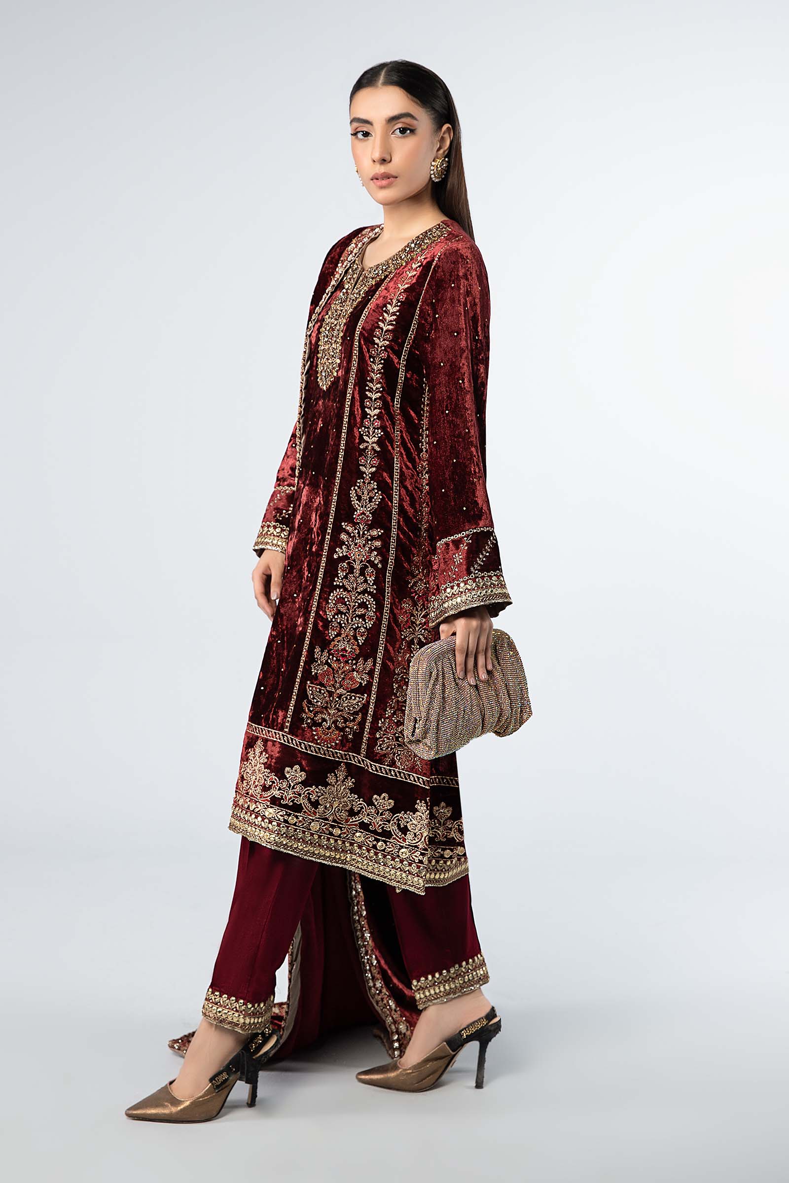 Maira B | Ready to Wear | SF-W24-14 -  Maria B Luxury Formals -  House of Maryam