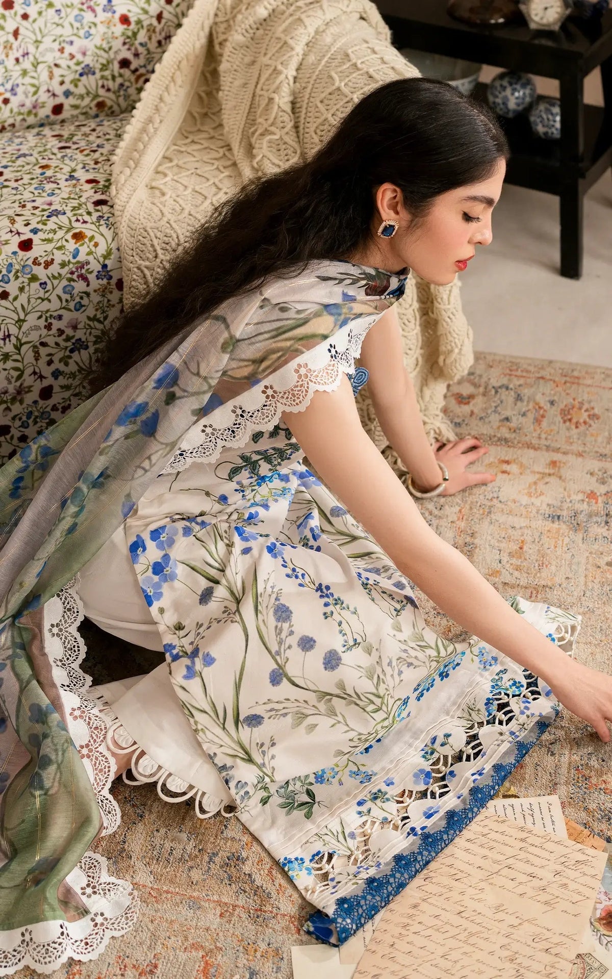 Asifa and Nabeel | Meraki Vintage 25 | Shabnam (MVL25-13) -  Asifa and Nabeel Ladies Clothes - Original Designer Dress - House of Maryam