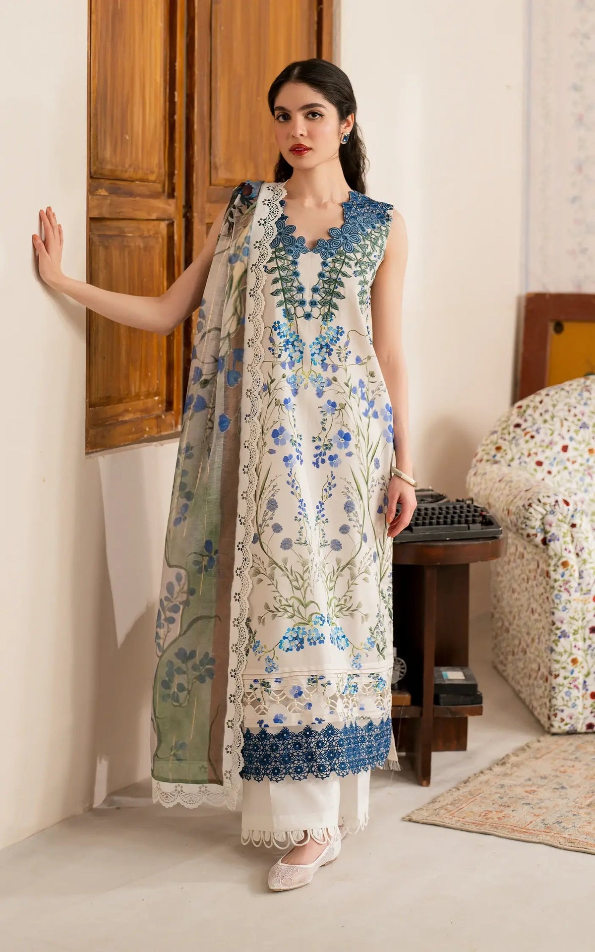 Asifa and Nabeel | Meraki Vintage 25 | Shabnam (MVL25-13) -  Asifa and Nabeel Ladies Clothes - Original Designer Dress - House of Maryam