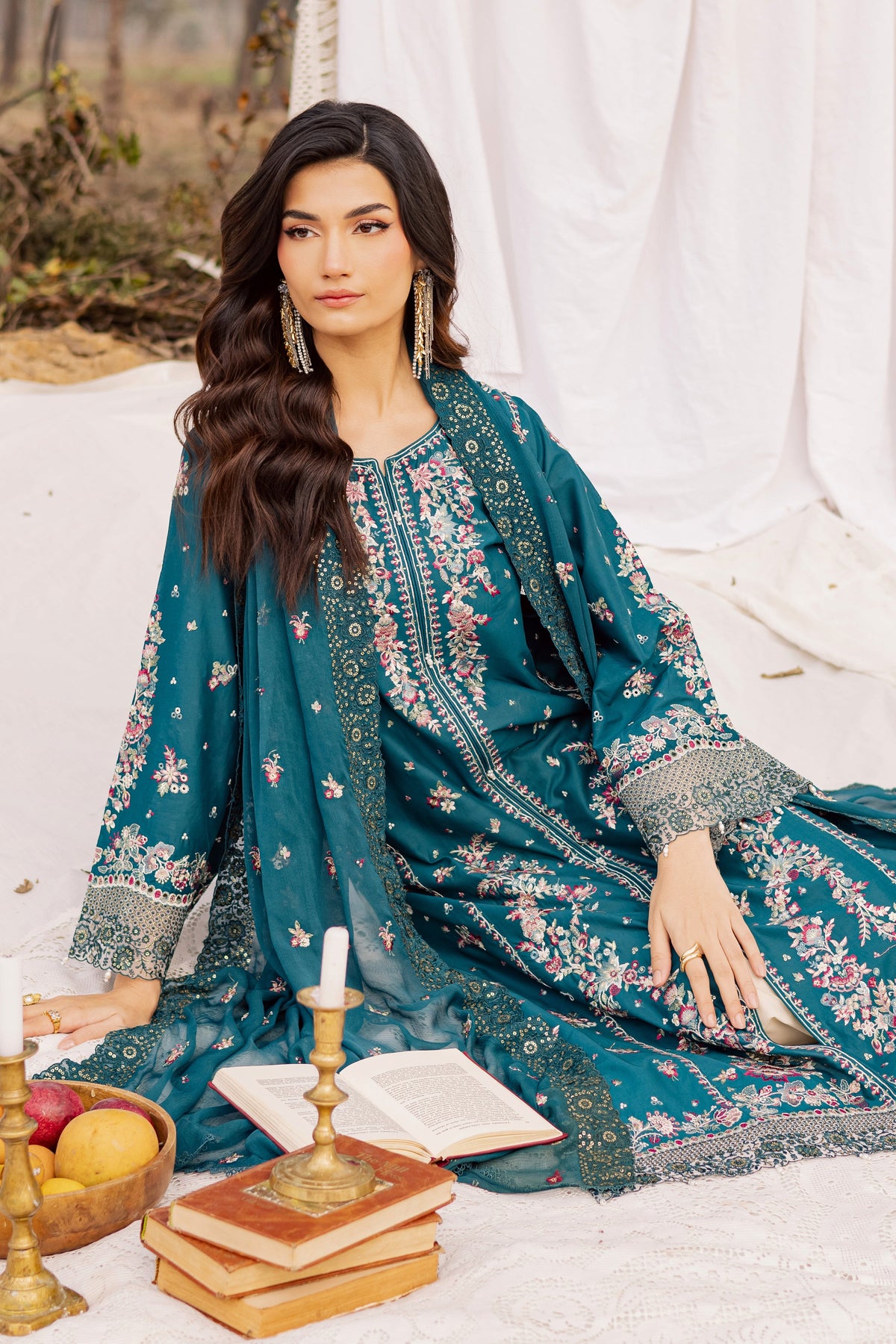 Batik | Soleil Luxury Lawn Edit 26' | Shane 3Pc, image 6