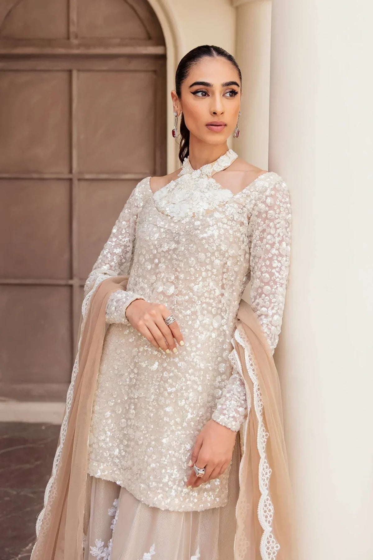 Musferah Saad | Symphony Wedding Formals | Radiant Pearl, image 6