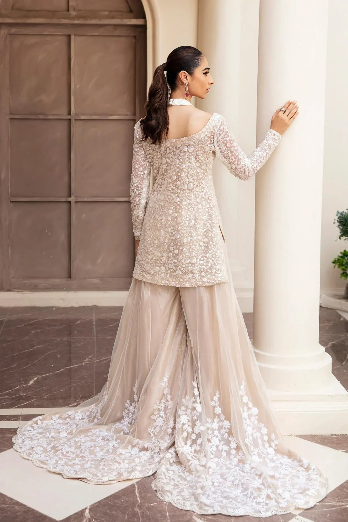 Musferah Saad | Symphony Wedding Formals | Radiant Pearl-2
