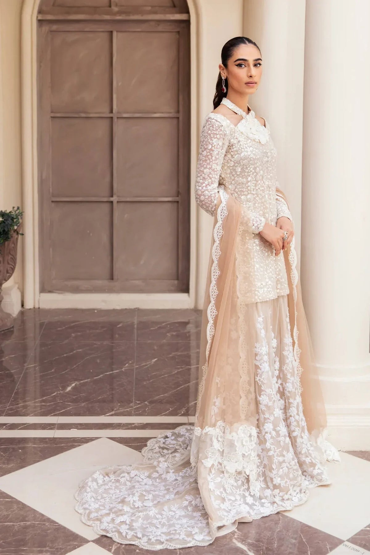 Musferah Saad | Symphony Wedding Formals | Radiant Pearl, image 5