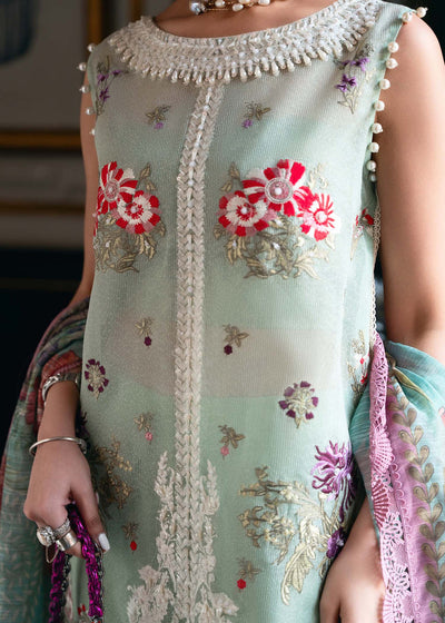 Shiza Hassan | Aira Luxury Pret | Azure -  Shiza Hassan Formal - Original Designer Dress - House of Maryam