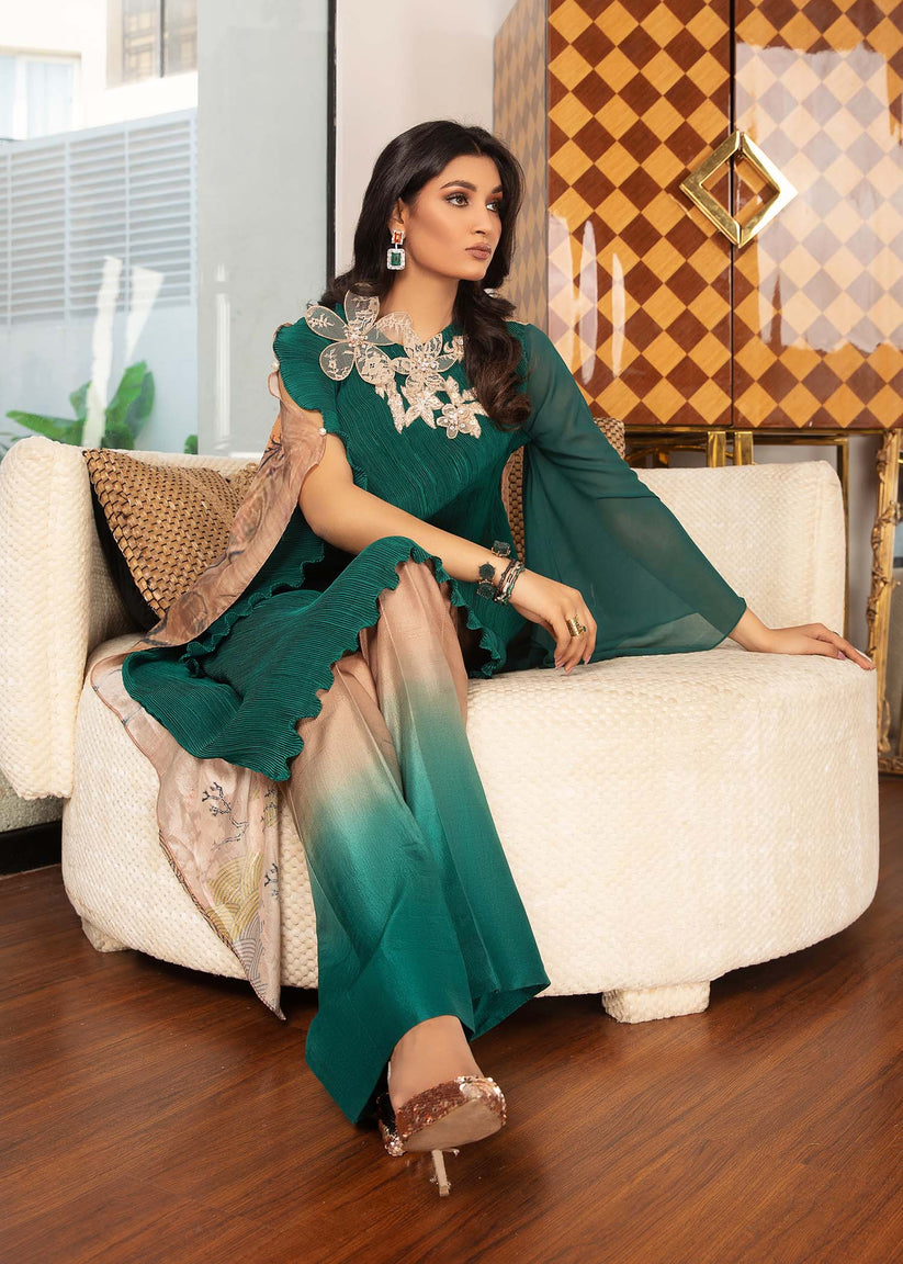 Shiza Hassan | Sublime Luxury Pret | Zerya -  Shiza Hassan Formal - Original Designer Dress - House of Maryam