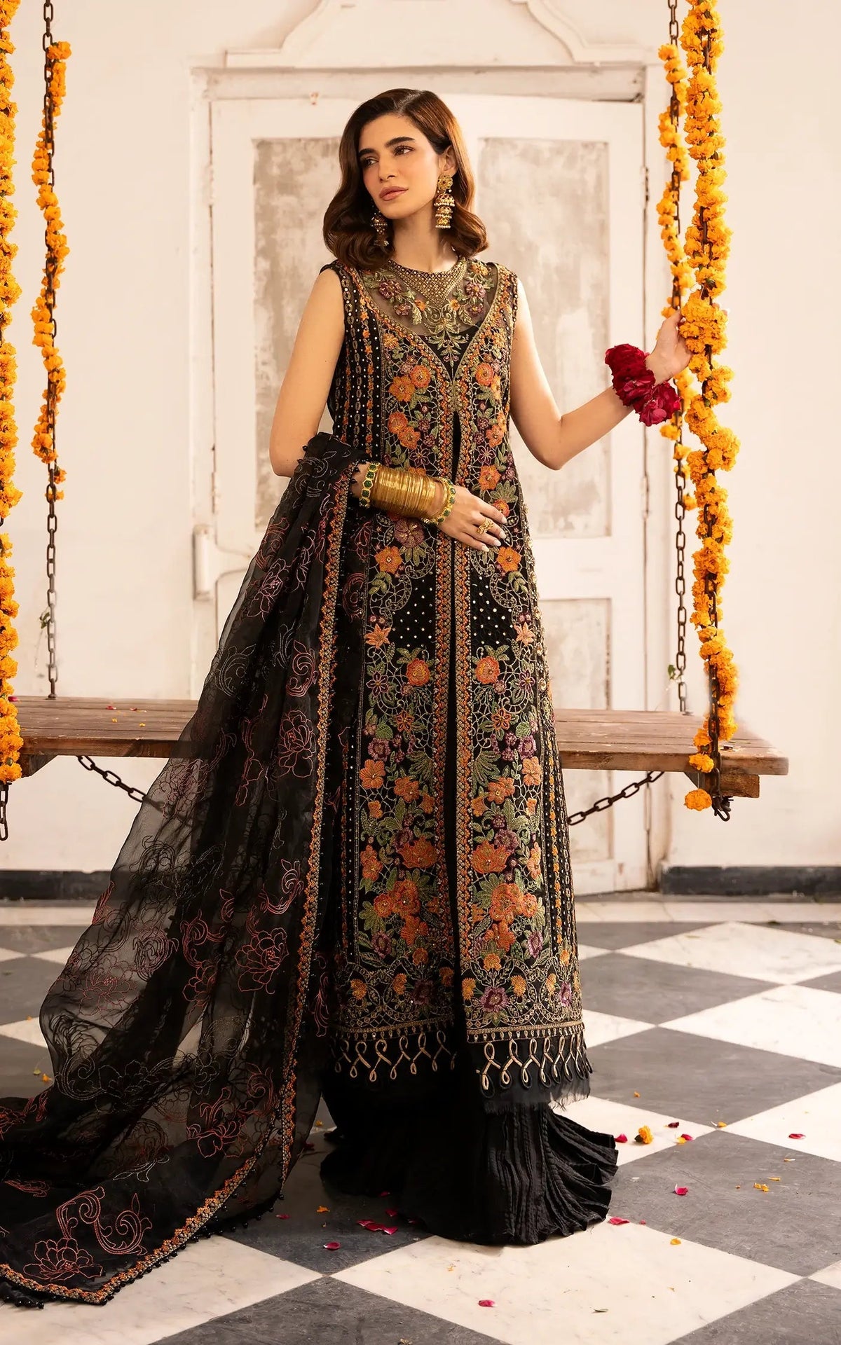 Asifa and Nabeel | Sunehri Eid 25 | Sitara-(SEF25-03) -  Asifa and Nabeel Ladies Clothes - Original Designer Dress - House of Maryam