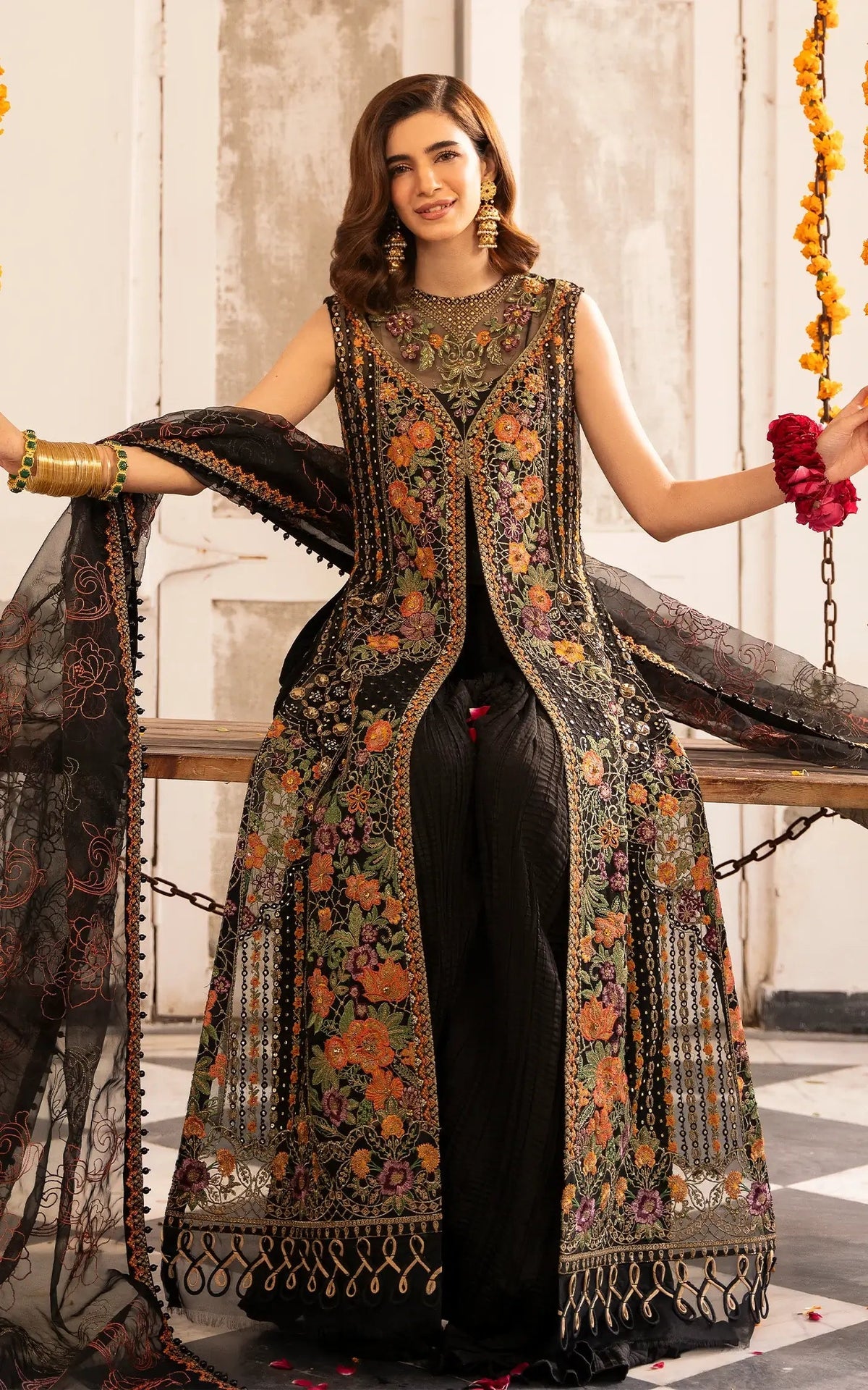Asifa and Nabeel | Sunehri Eid 25 | Sitara-(SEF25-03) -  Asifa and Nabeel Ladies Clothes - Original Designer Dress - House of Maryam
