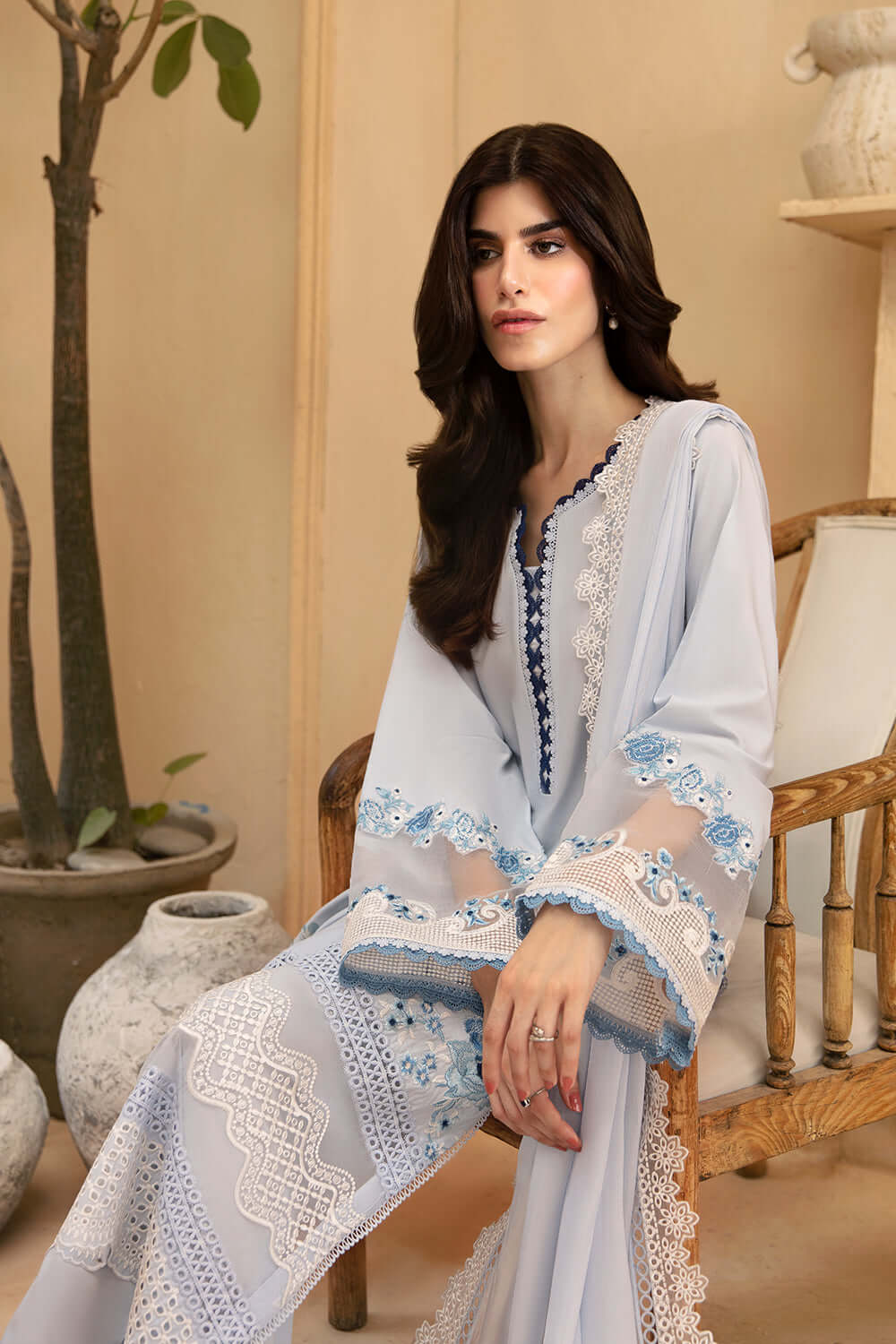 Azure | Luxury Lawn 26 | Skyline Serenity, image 4