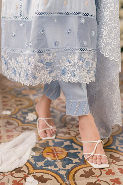 Azure | Ensembles Embroidered Formals | Slate Symphony -  Azure Formal - Original Designer Dress - House of Maryam