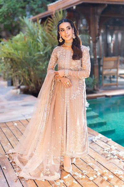 Azure | Embroidered Formals | Star Dazzle -  Azure Formal - Original Designer Dress - House of Maryam