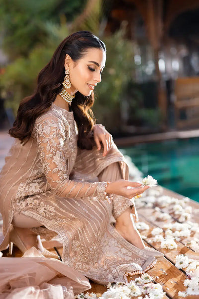 Azure | Embroidered Formals | Star Dazzle -  Azure Formal - Original Designer Dress - House of Maryam