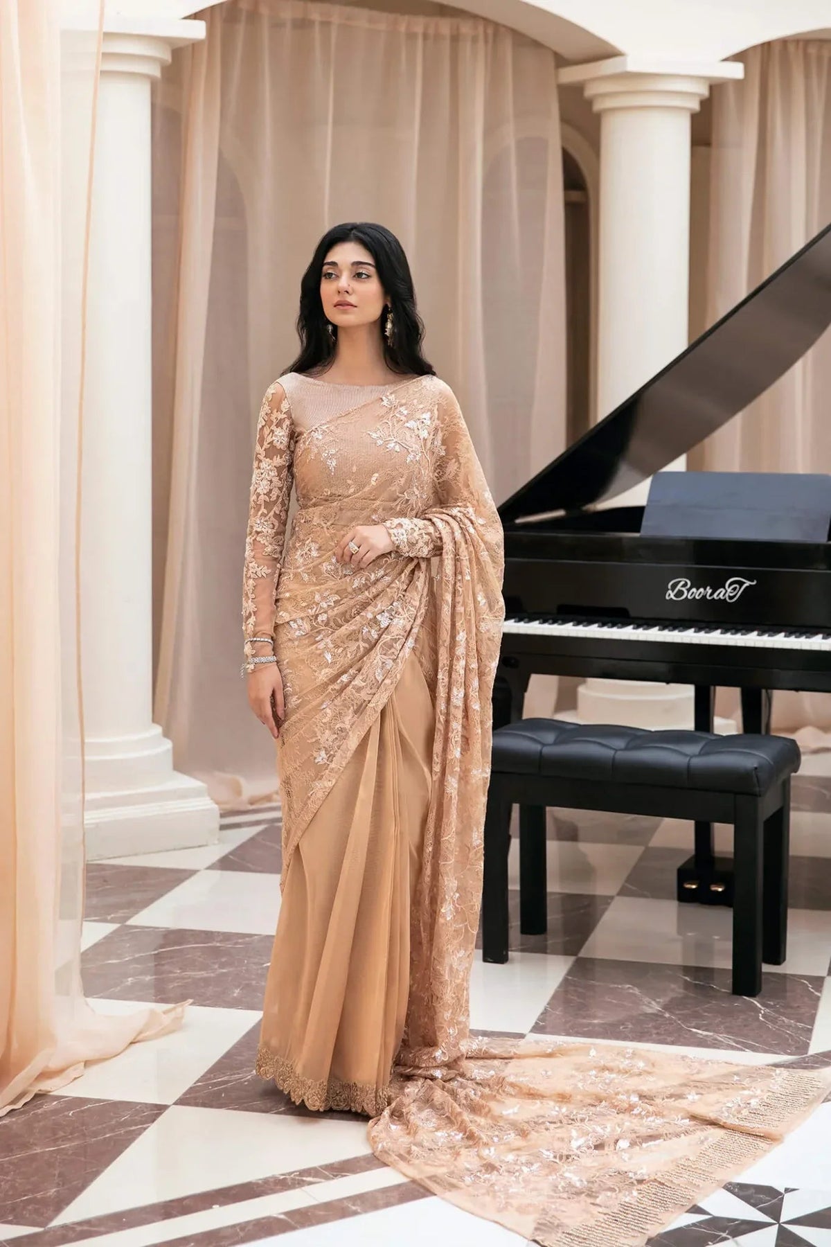 Musferah Saad | Symphony Wedding Formals | Sublime Rose-3