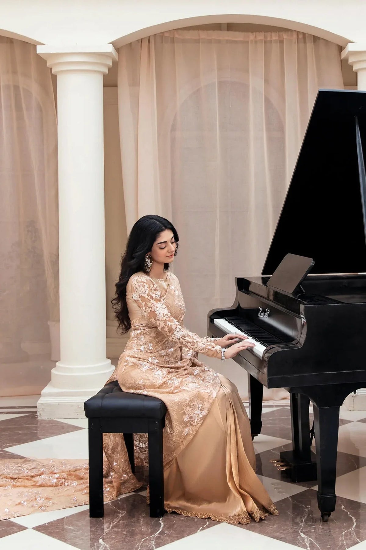 Musferah Saad | Symphony Wedding Formals | Sublime Rose-5