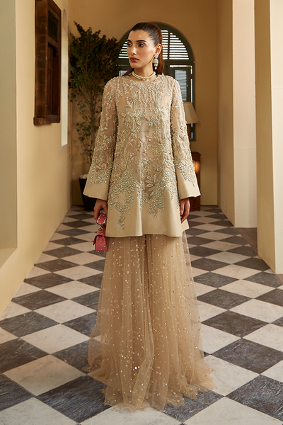 Suffuse Irene embellished short shirt and sharara, photo 6