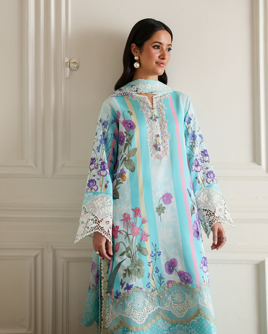 Roheenaz | Sunlit Tales Printed Embroidered Edit | Sunbeam story-4