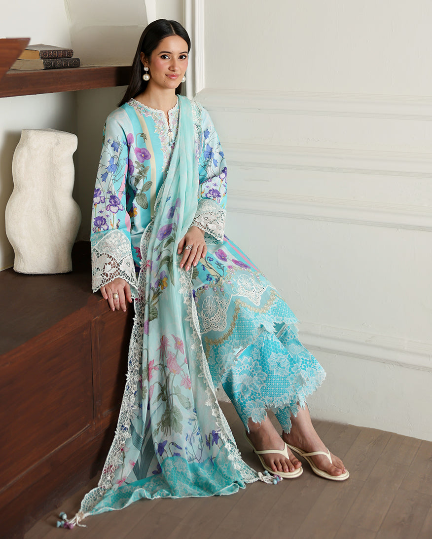 Roheenaz | Sunlit Tales Printed Embroidered Edit | Sunbeam story-5