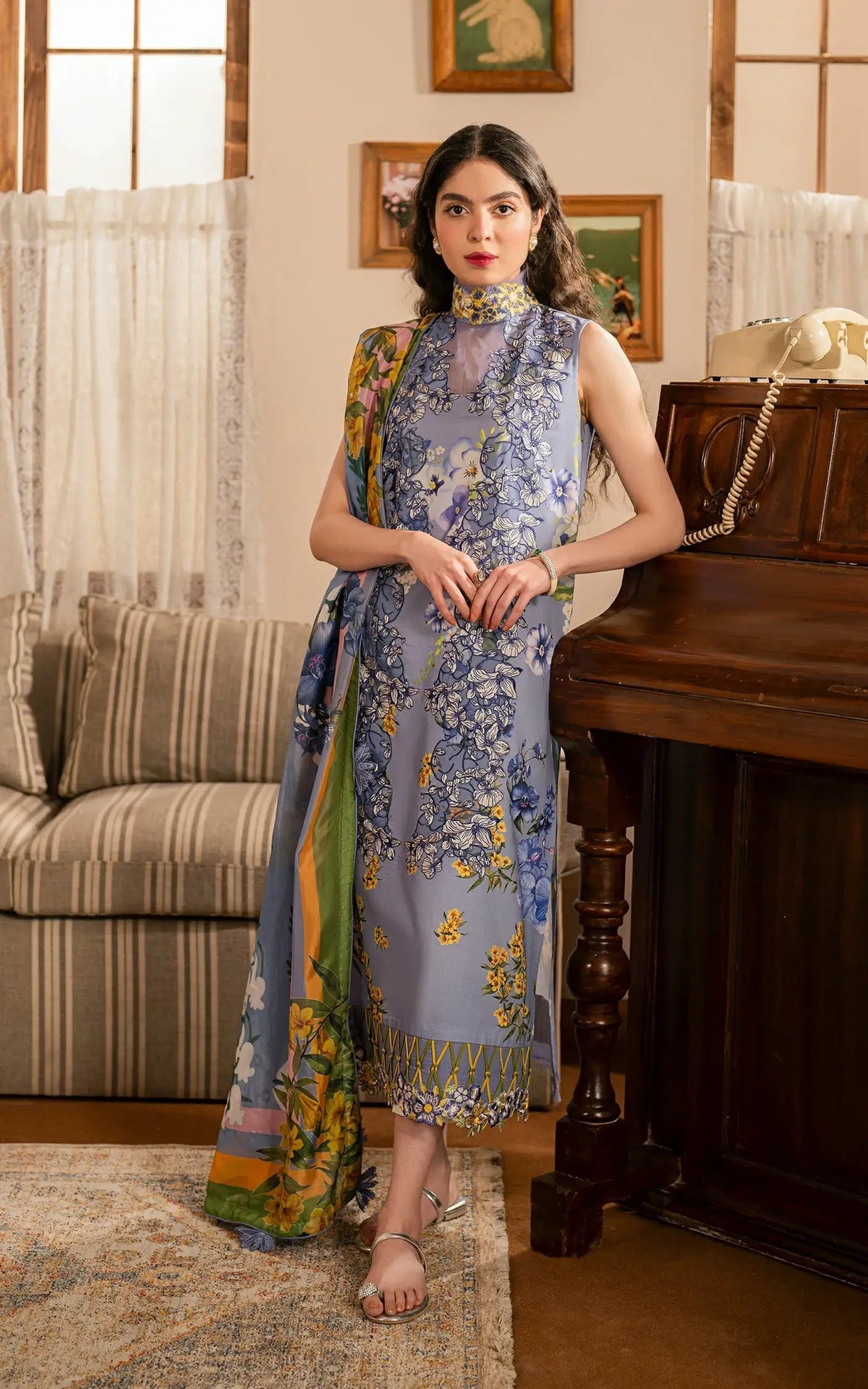 Asifa and Nabeel | Meraki Vintage 25 | Sunehri (MVL25-02) -  Asifa and Nabeel Ladies Clothes - Original Designer Dress - House of Maryam