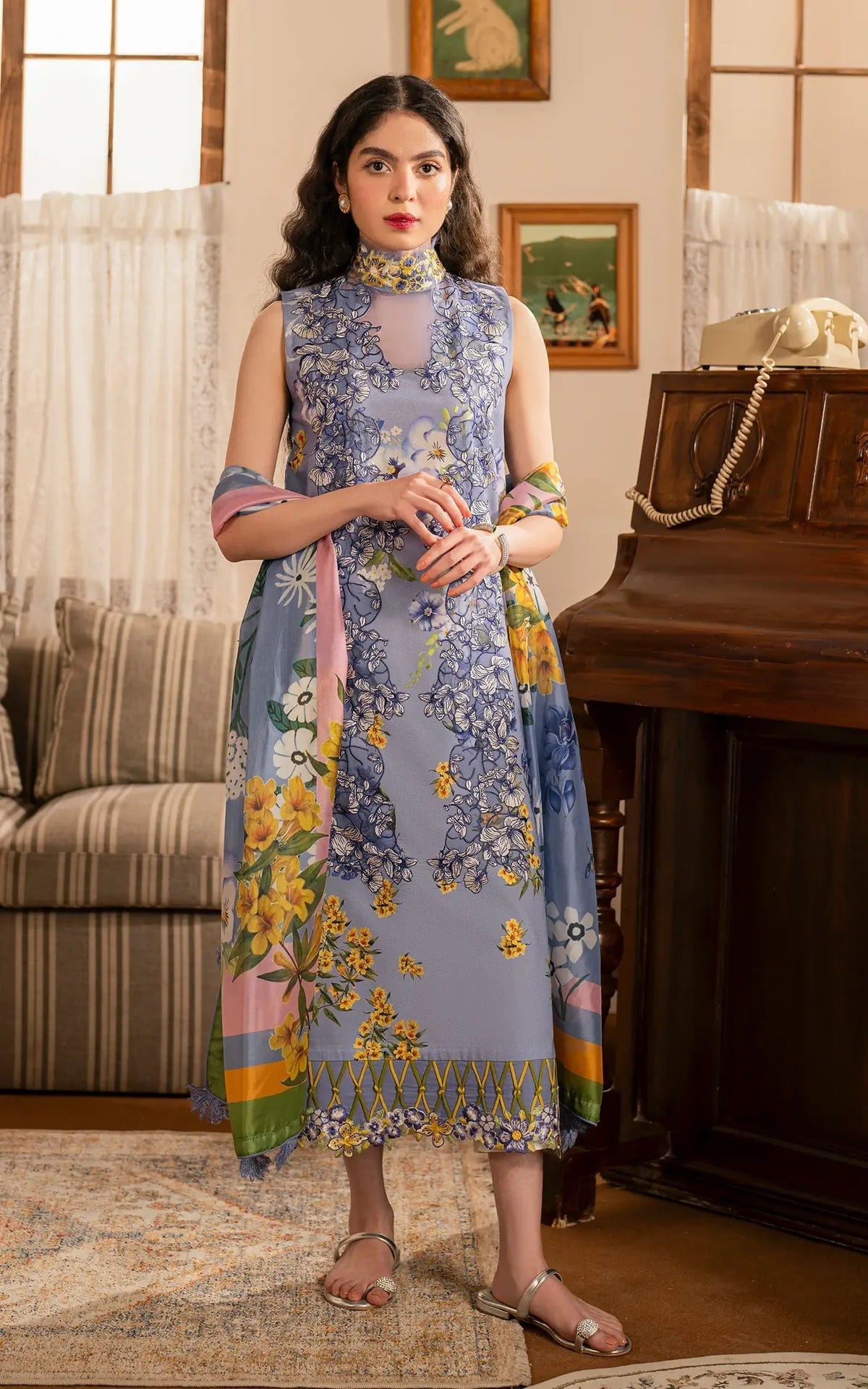 Asifa and Nabeel | Meraki Vintage 25 | Sunehri (MVL25-02) -  Asifa and Nabeel Ladies Clothes - Original Designer Dress - House of Maryam