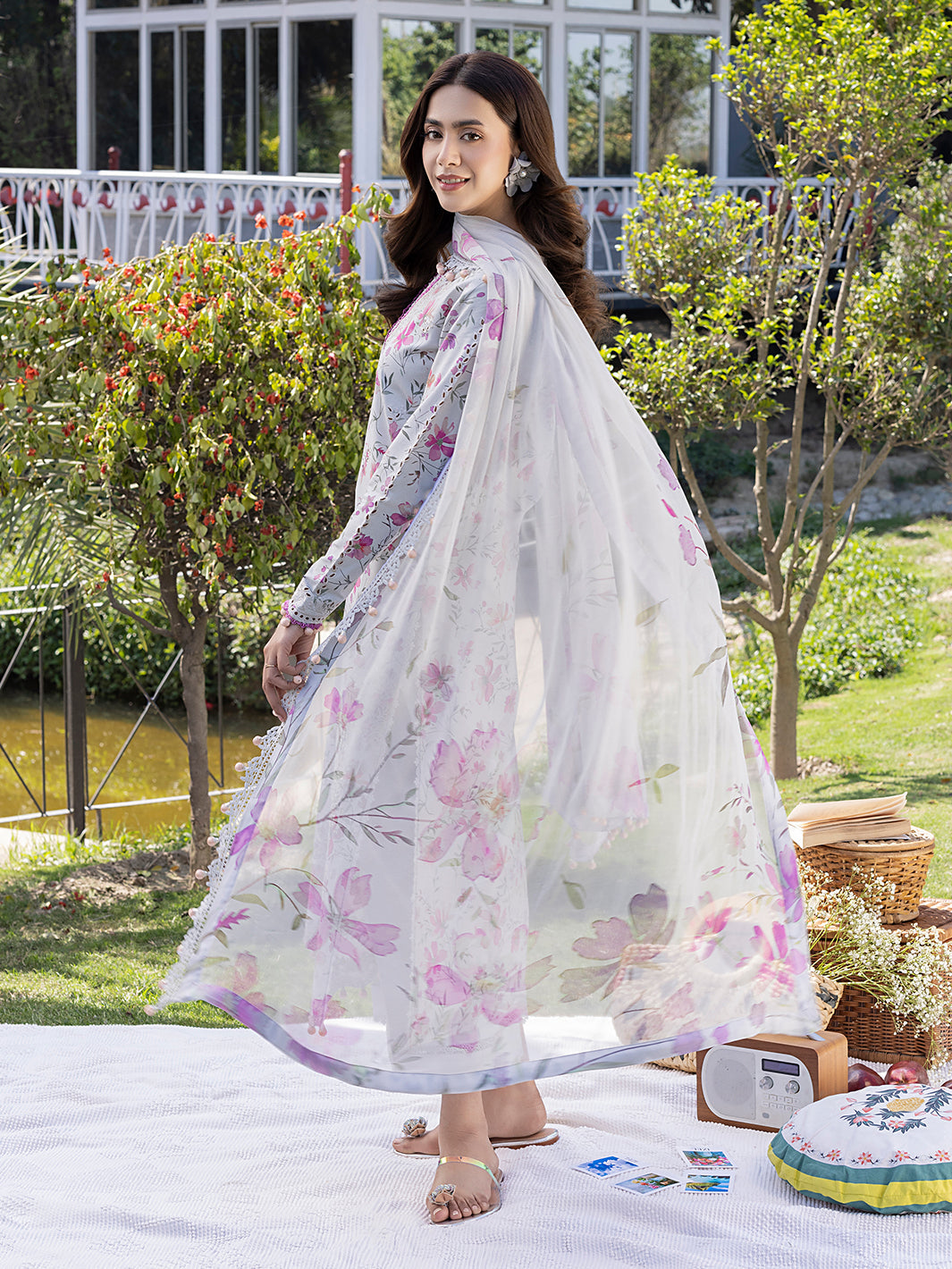 Izel | Oh Spring Lawn 25 | SUNLIT -  Izel Ladies Clothes - Original Designer Dress - House of Maryam