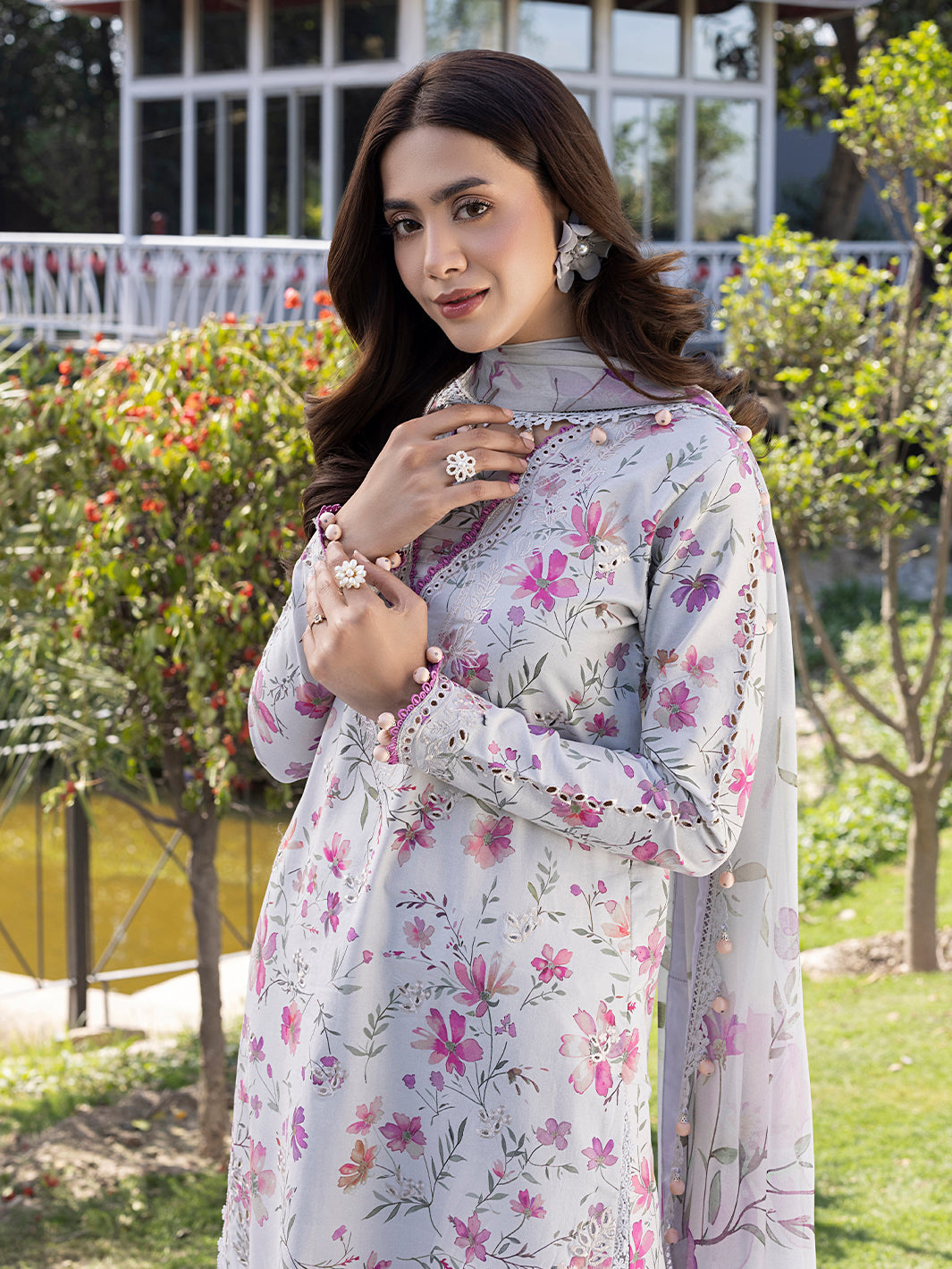 Izel | Oh Spring Lawn 25 | SUNLIT -  Izel Ladies Clothes - Original Designer Dress - House of Maryam
