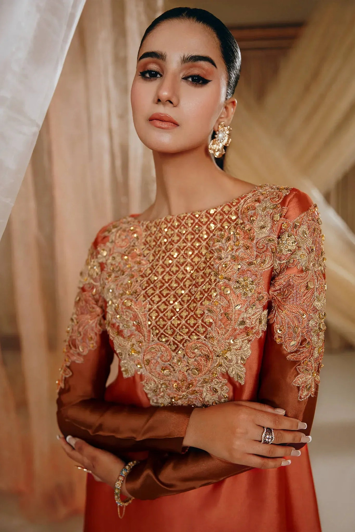 Musferah Saad | Mystere Formals | Sunset Glow, image 3