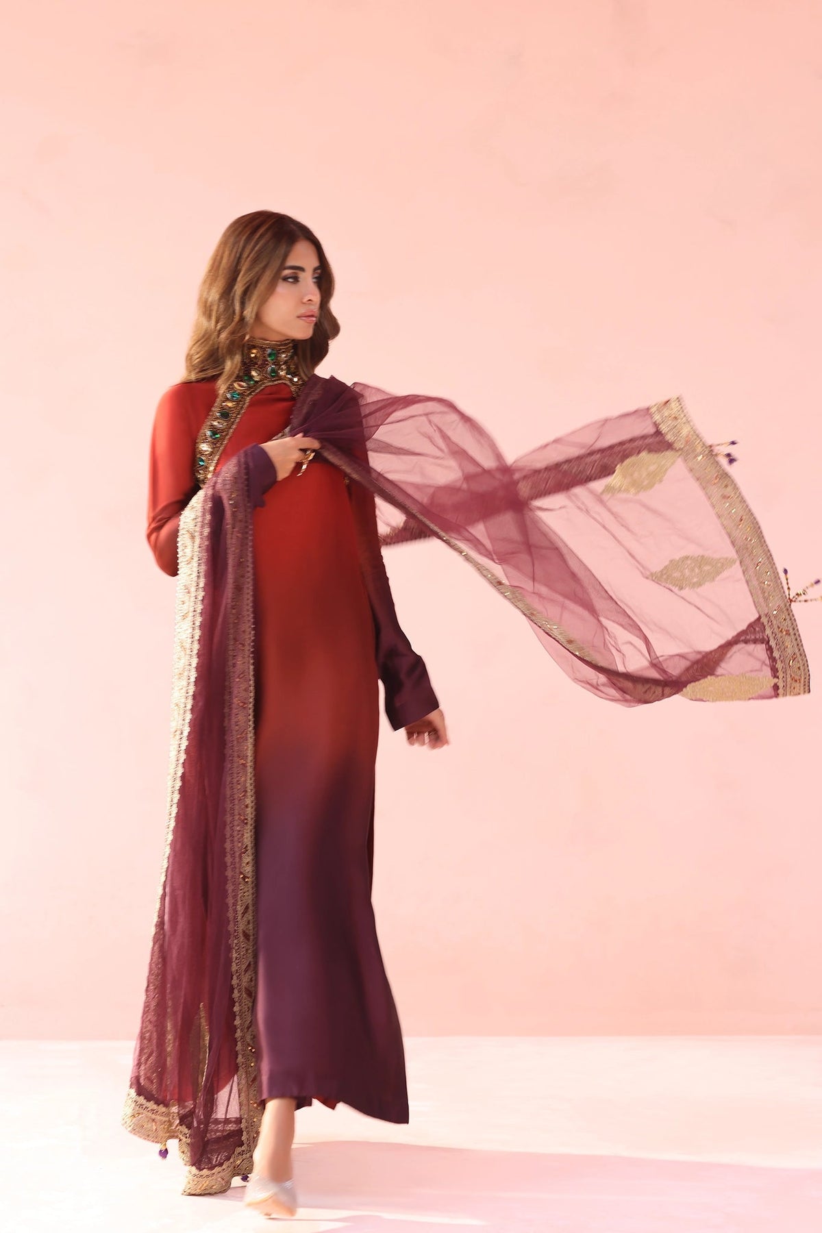 Musferah Saad | Eterna Formals | Sunset Ombre-5