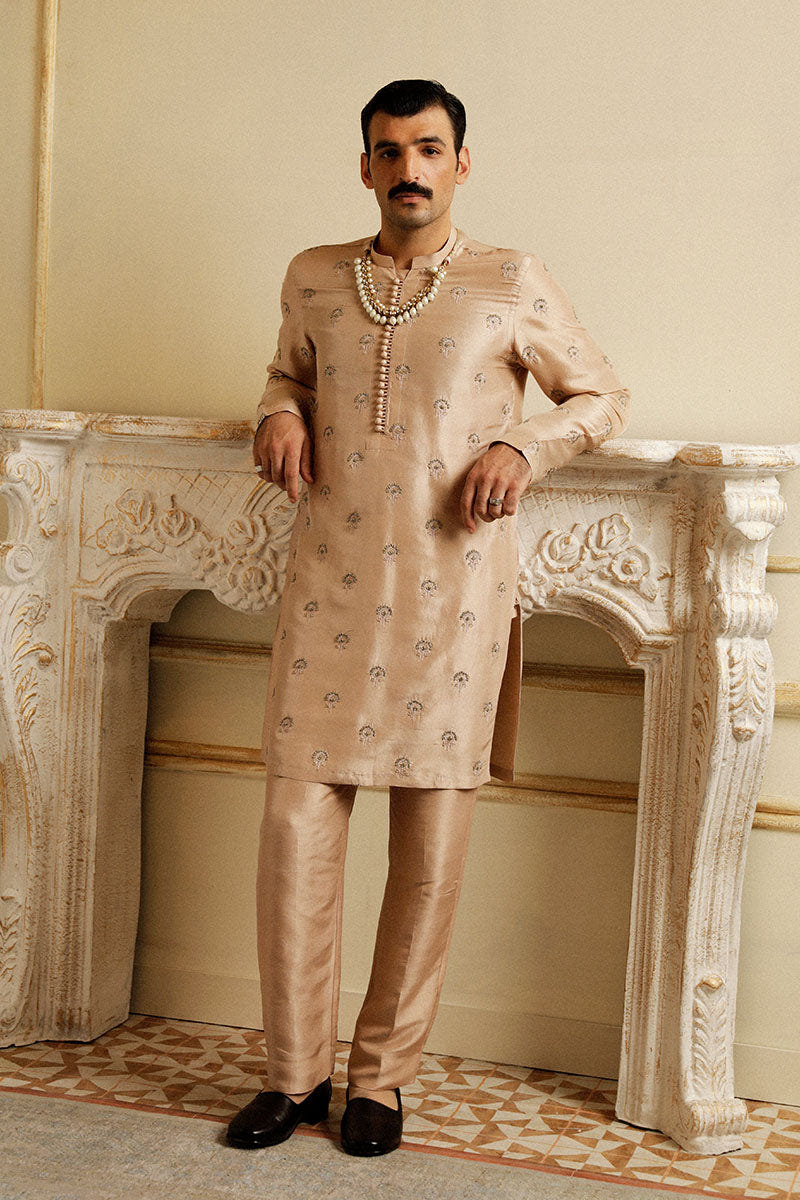 Republic By Omar Farooq | Luxury Rtw | "Faris" Kurta Pajama -  Republic by Omar Farooq Luxury RTW - Original Designer Dress - House of Maryam
