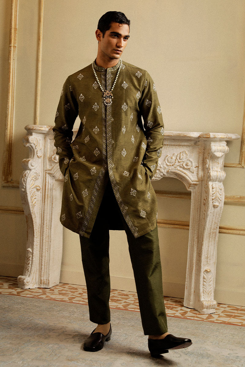 Republic By Omar Farooq | Luxury Rtw | "Mahdi" Kurta Pajama -  Republic by Omar Farooq Luxury RTW - Original Designer Dress - House of Maryam