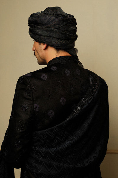 Republic By Omar Farooq | Luxury Rtw | "Hossain" Shawl -  Republic by Omar Farooq Luxury RTW - Original Designer Dress - House of Maryam