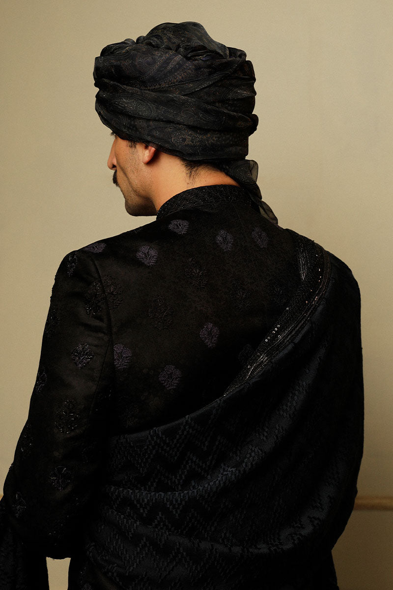 Republic By Omar Farooq | Luxury Rtw | "Hossain" Shawl -  Republic by Omar Farooq Luxury RTW - Original Designer Dress - House of Maryam