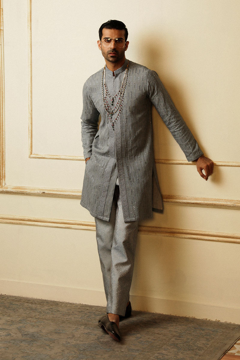 Republic By Omar Farooq | Luxury Rtw | "Murat" Kurta Pajama -  Republic by Omar Farooq Luxury RTW - Original Designer Dress - House of Maryam