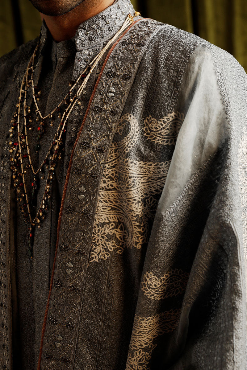 Republic By Omar Farooq | Luxury Rtw | "Murat" Shawl -  Republic by Omar Farooq Luxury RTW - Original Designer Dress - House of Maryam