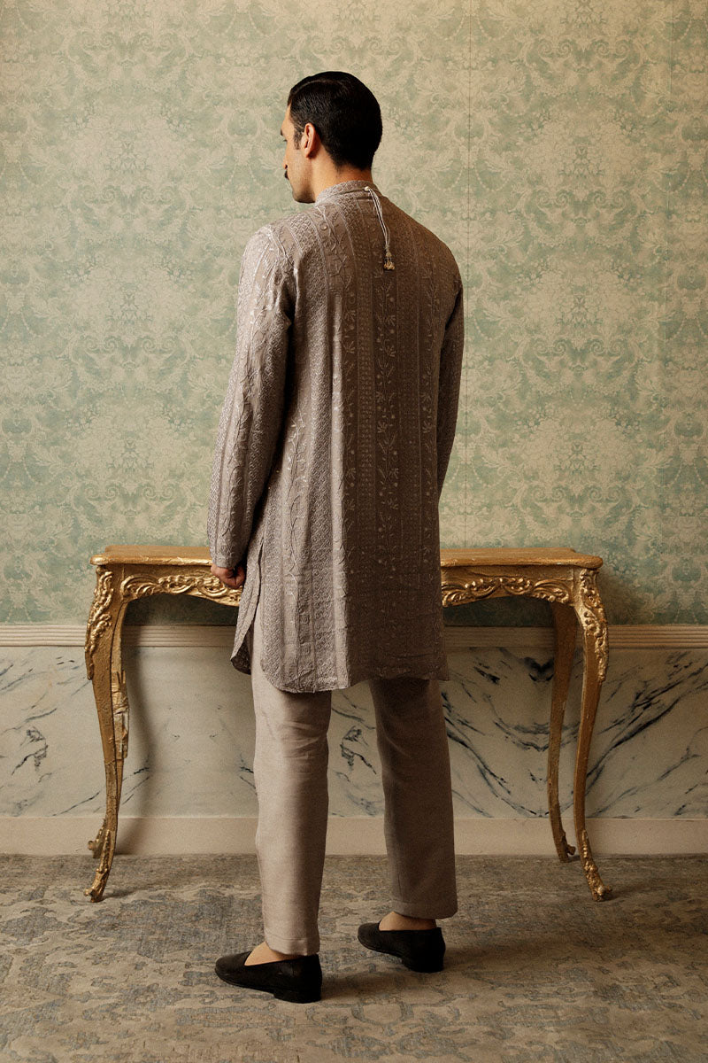 Republic By Omar Farooq | Bandhgala Suit | "Cetin" Bandhgala Jacket -  Republic by Omar Farooq Bandhgala Suit - Original Designer Dress - House of Maryam