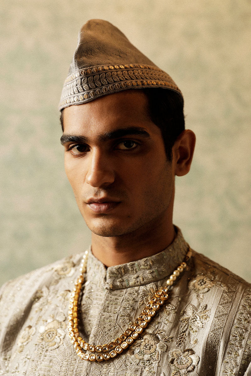 Republic By Omar Farooq | Bandhgala Suit | "Yusuf" Bandhgala Jacket -  Republic by Omar Farooq Bandhgala Suit - Original Designer Dress - House of Maryam