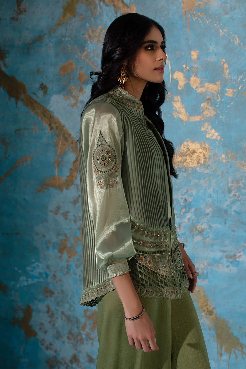 Wardha Saleem | Luxury Pret Fusion Wear | CHANTAL - JACKET SET (3 PC) -  Wardha Saleem Ladies Clothes - Original Designer Dress - House of Maryam