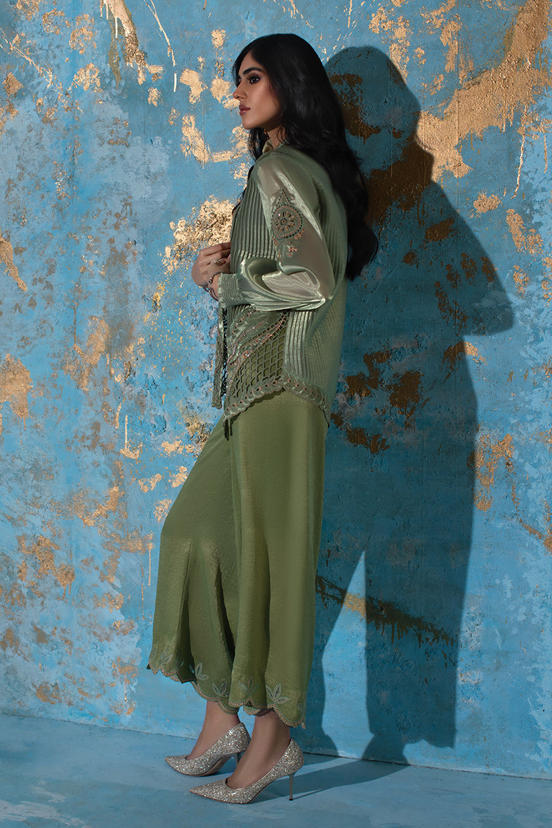 Wardha Saleem | Luxury Pret Fusion Wear | CHANTAL - JACKET SET (3 PC) -  Wardha Saleem Ladies Clothes - Original Designer Dress - House of Maryam