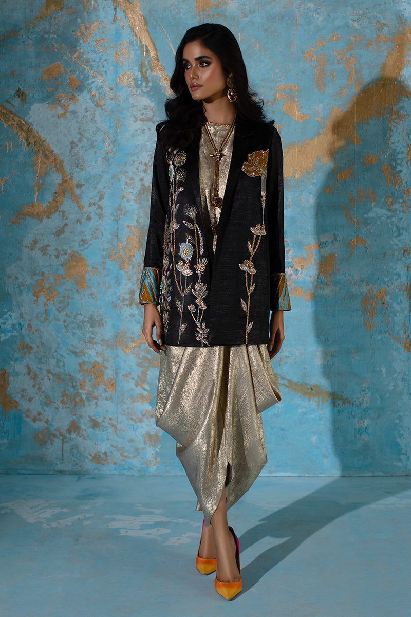 Wardha Saleem | Luxury Pret Fusion Wear | NOVA LUX - JACKET -  Wardha Saleem Ladies Clothes - Original Designer Dress - House of Maryam