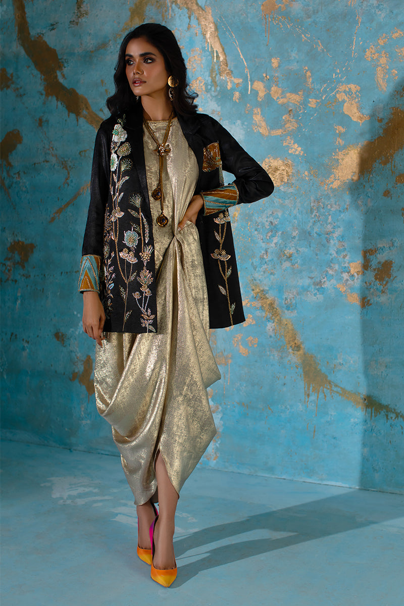 Wardha Saleem | Luxury Pret Fusion Wear | NOVA LUX - JACKET -  Wardha Saleem Ladies Clothes - Original Designer Dress - House of Maryam