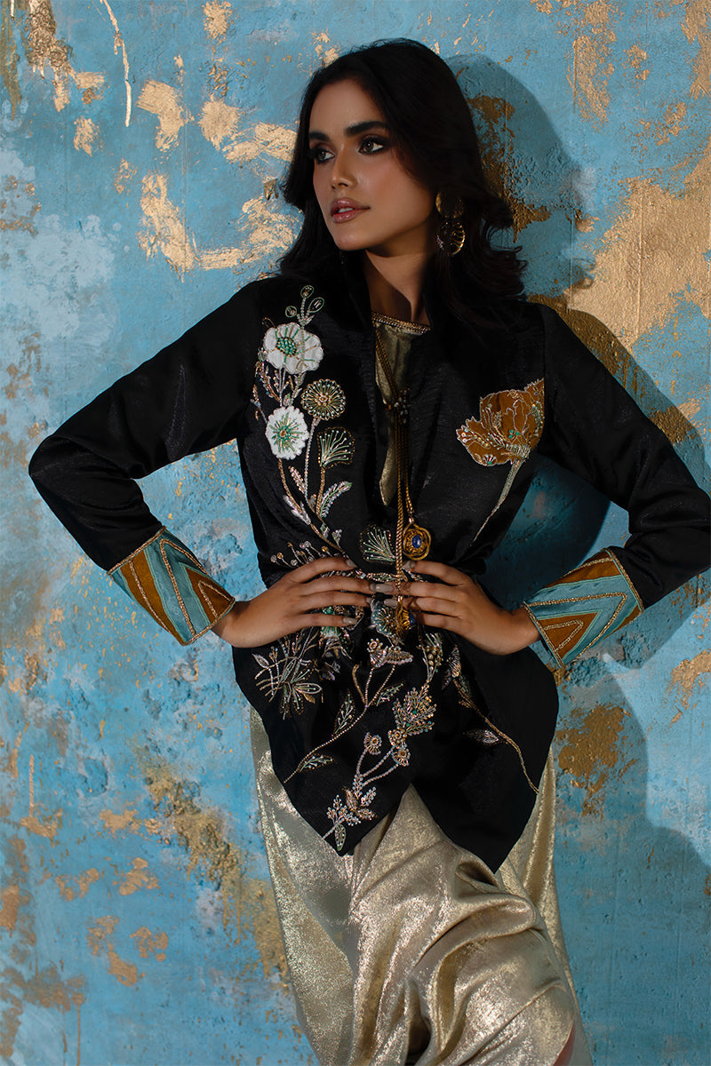 Wardha Saleem | Luxury Pret Fusion Wear | NOVA LUX - JACKET -  Wardha Saleem Ladies Clothes - Original Designer Dress - House of Maryam