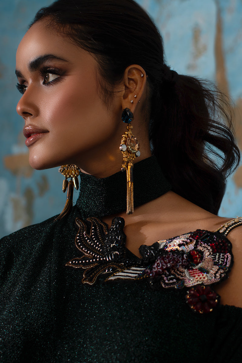Wardha Saleem | Luxury Pret Fusion Wear | IVY - FORMAL DRAPE -  Wardha Saleem Ladies Clothes - Original Designer Dress - House of Maryam