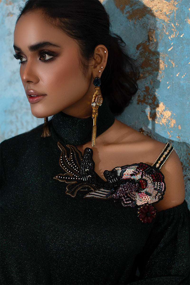 Wardha Saleem | Luxury Pret Fusion Wear | IVY - FORMAL DRAPE -  Wardha Saleem Ladies Clothes - Original Designer Dress - House of Maryam