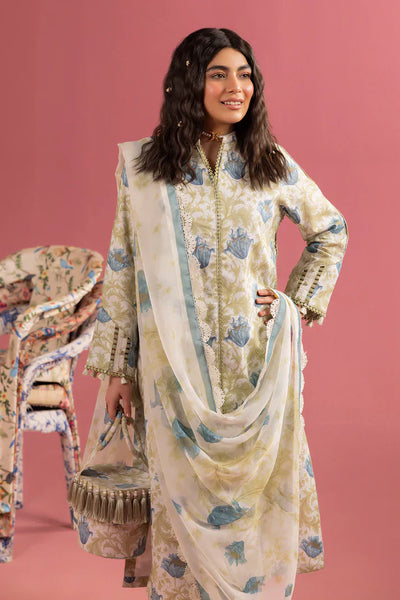 Alizeh | Sheen Lawn Prints 24 | Tesoro -  Alizeh Luxury - Original Designer Dress - House of Maryam