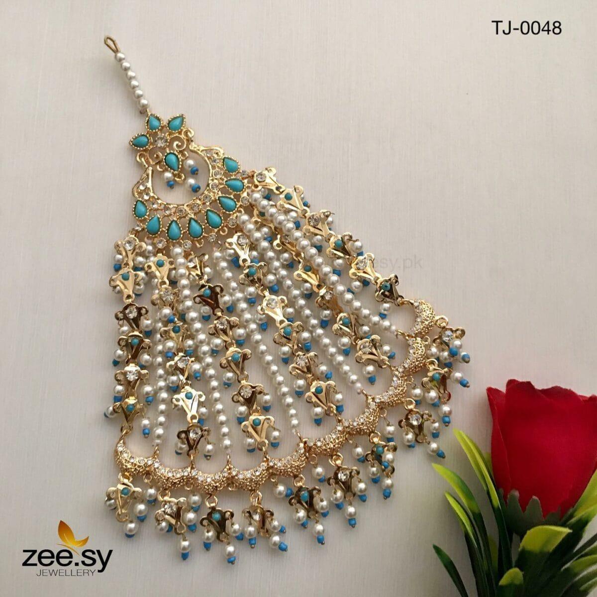 Peacock Jhumar-0048 -  Zeesy jhumar - Original Designer Dress - House of Maryam