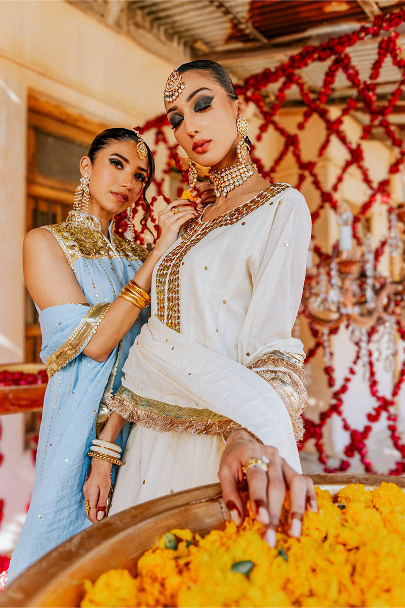 The Pink Tree Company | Gota Tikli | GULLU BAND -  The Pink Tree Company Formal - Original Designer Dress - House of Maryam