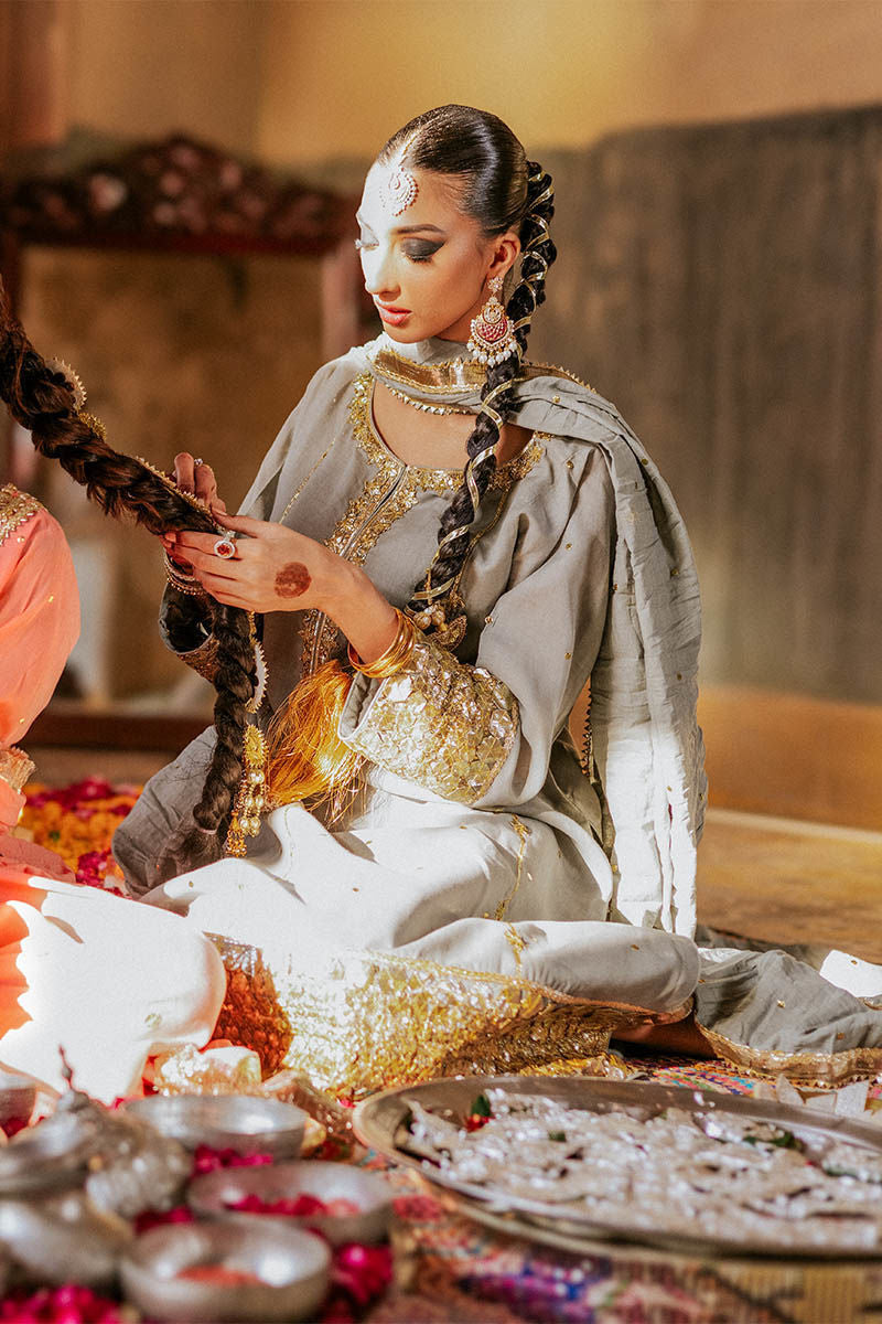The Pink Tree Company | Gota Tikli | KARAN PHOOL -  The Pink Tree Company Formal - Original Designer Dress - House of Maryam