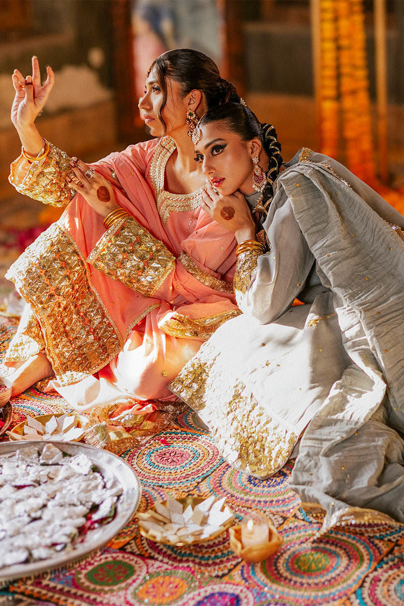 The Pink Tree Company | Gota Tikli | KARAN PHOOL -  The Pink Tree Company Formal - Original Designer Dress - House of Maryam