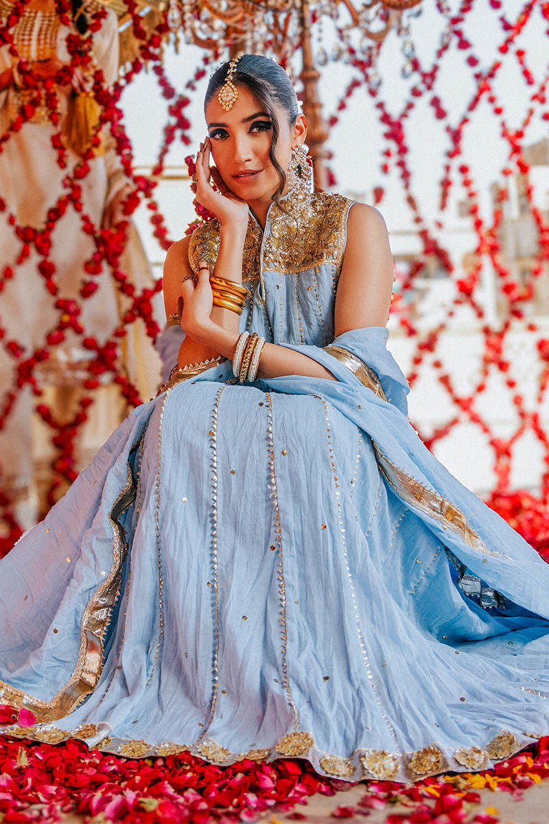 The Pink Tree Company | Gota Tikli | GULLU BAND -  The Pink Tree Company Formal - Original Designer Dress - House of Maryam