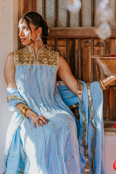 The Pink Tree Company | Gota Tikli | GULLU BAND -  The Pink Tree Company Formal - Original Designer Dress - House of Maryam