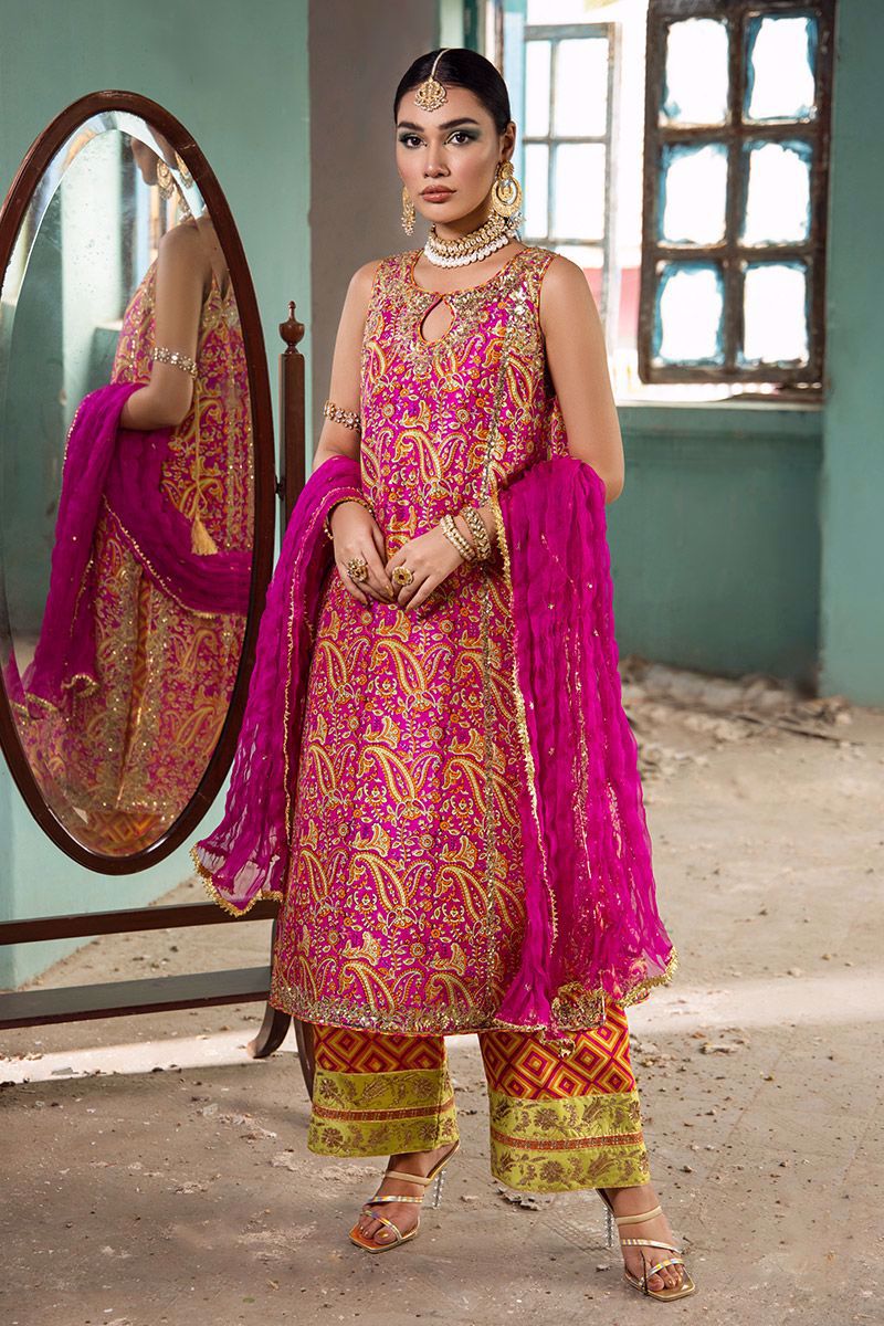 The Pink Tree Company | Wedding Wear | PERIDOT IN PINK by Designer The Pink Tree Company - House of Maryam - Pakistani Designer Ethnic Wear in {{ shop.shopifyCountryName }}